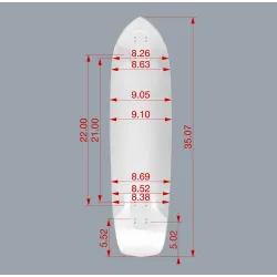 Pantheon Lisa Peters Athena Pro Model 35" Longboard Complete kopen bij Sickboards de Longboard winkel