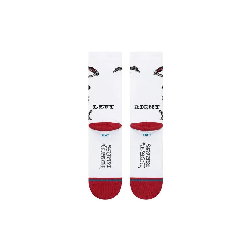 Stance Skeleton Crew Socks White