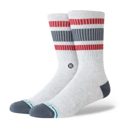 Stance Boyd Pop Stitch Crew Socks Heather Grey