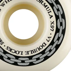 Bones X-Formula V7 Double Locks 58mm x 38mm 97A Skateboard Wielen