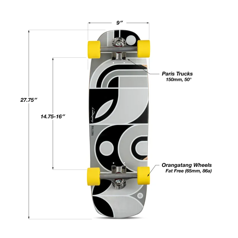 Loaded Ballona Orca 28" Longboard Complete