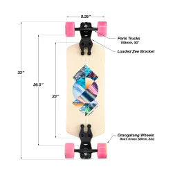 Loaded Fathom Strata 33" Longboard Complete