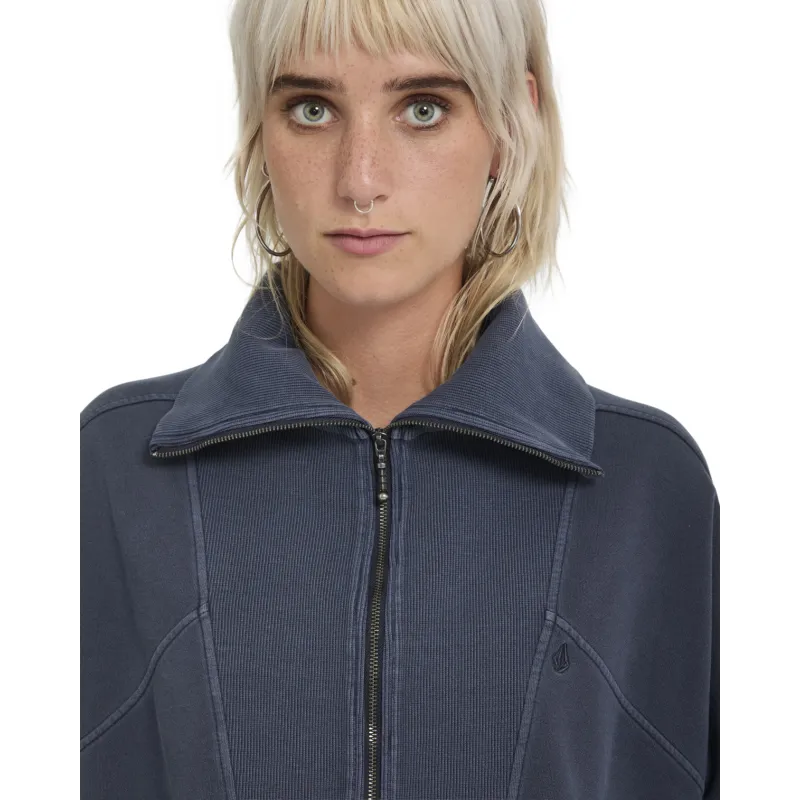 Volcom Reetrocity Quarter Zip-Hoodie Women Sweatshirt