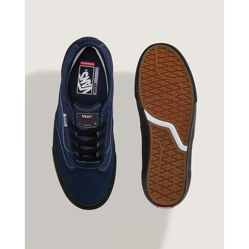 Vans Skate Curren Caples Shoes Navy/Black - 8