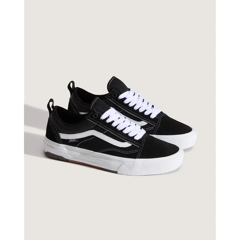 Vans Skate Old Skool Wafflecup Shoes Black/White - 7