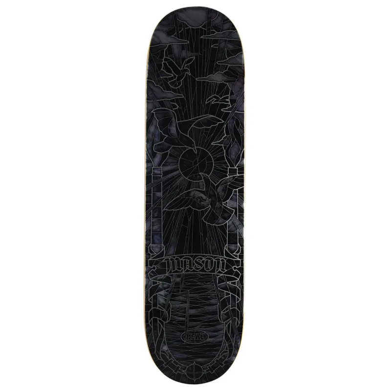 Real Mason Black Sunday Cathedral 8.25" Skateboard Deck