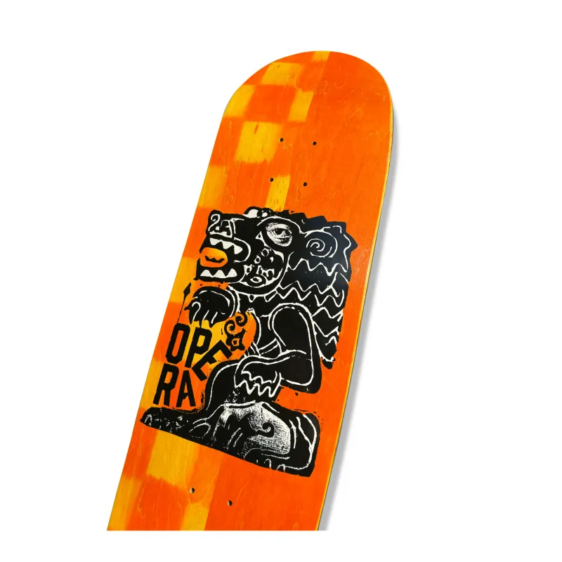 Opera Gargoyle Orange 8.98" Skateboard Deck