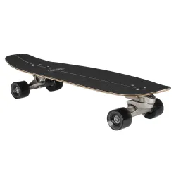 Carver Black Tip Carbon 33" Surf Skate Complete