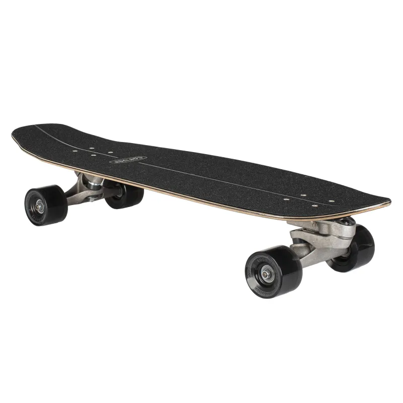 Carver Black Tip Carbon 33" Surf Skate Complete