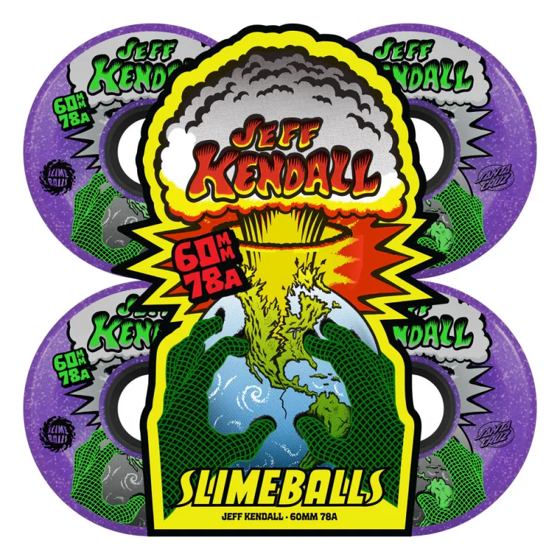 Slime Balls Jeff Kendall End Of The World Reissue OG 78aA Old School Wheels