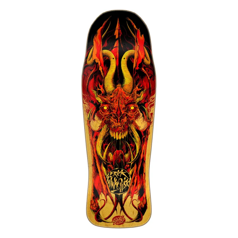 Santa Cruz Winkowski Primeval Fire 10.34" Old School Skateboard Deck