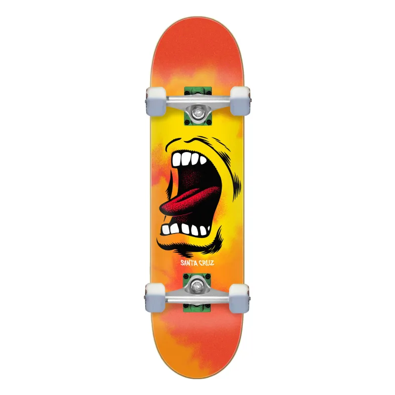 Santa Cruz Full Big Mouth Flame 8.0" Skateboard Complete