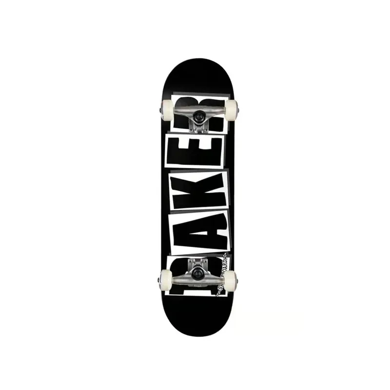 Baker Brand Logo Blk 8.25" Skateboard Complete