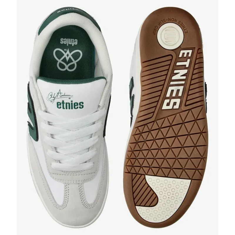 Etnies Locut x Andy Anderson Shoes White - 8