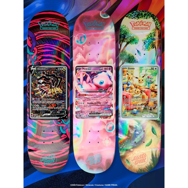 Santa Cruz Pokémon 8.0" Skateboard Deck Blind Bag