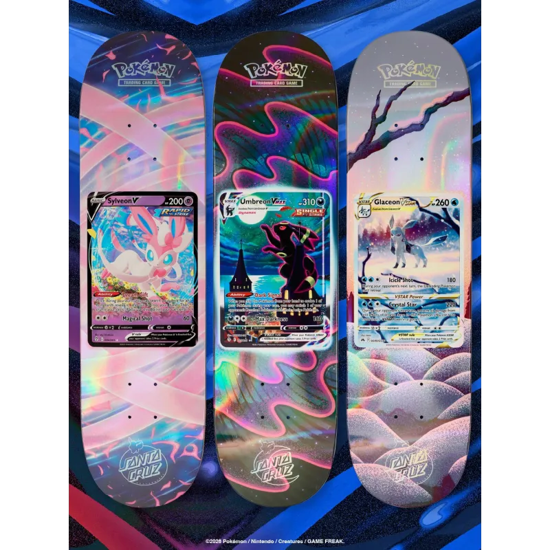 Santa Cruz Pokémon 8.0" Skateboard Deck Blind Bag