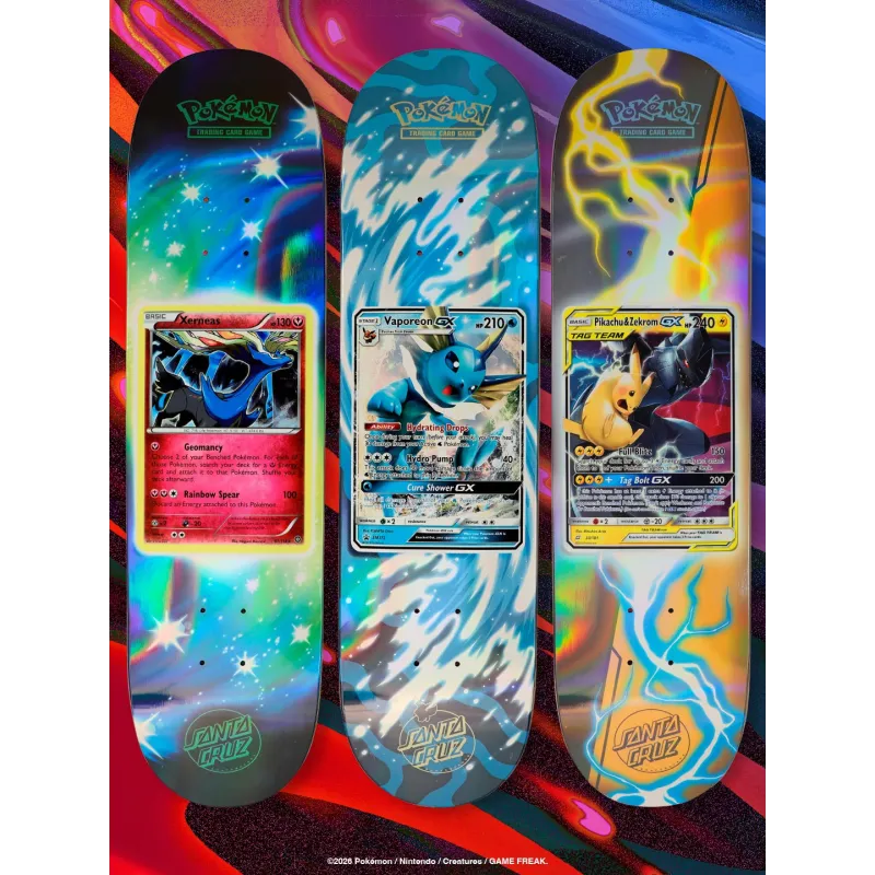 Santa Cruz Pokémon 8.0" Skateboard Deck Blind Bag