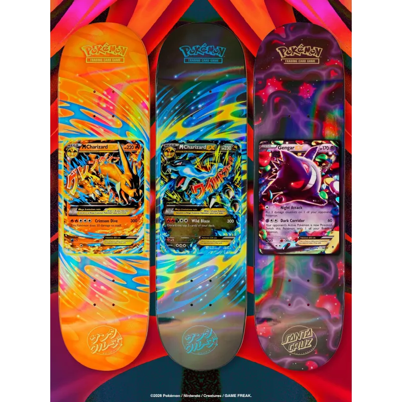 Santa Cruz Pokémon 8.0" Skateboard Deck Blind Bag