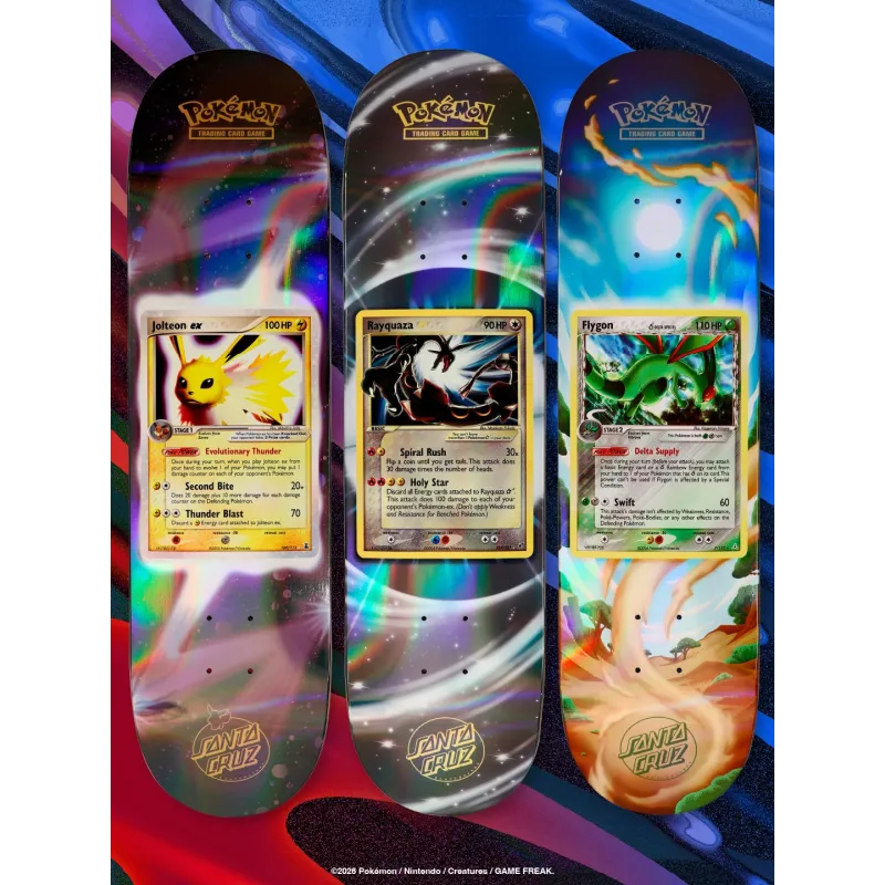 Santa Cruz Pokémon 8.0" Skateboard Deck Blind Bag