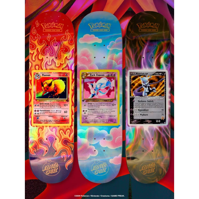 Santa Cruz Pokémon 8.0" Skateboard Deck Blind Bag