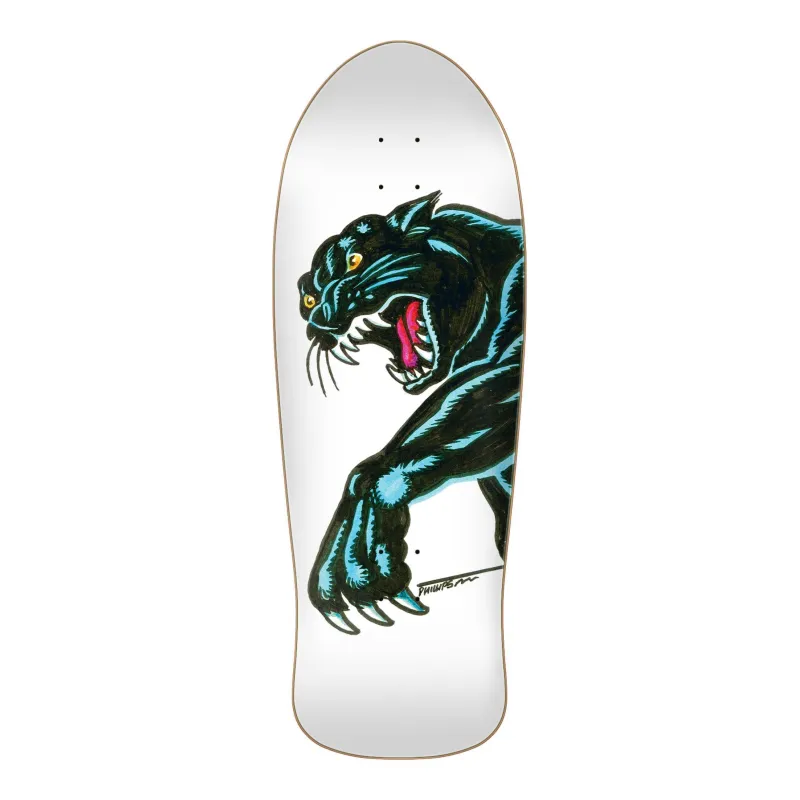 Santa Cruz Nathas Sketch Panther Reissue 10.54" Old School Skateboard Deck