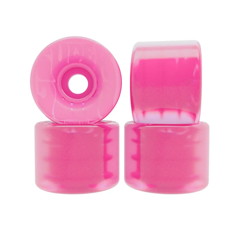 OJ Wheels Bubble Gum Super Juice Transparent Pink 60mm 78A Skateboard Wheels