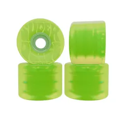 OJ Wheels Bubble Gum Super Juice Transparent Green 60mm 78A Skateboard Wheels