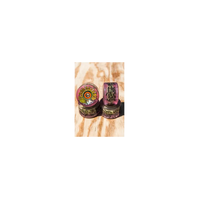 Slime Balls Sam Hitz Light Ups OG Slime Purple 60mm 78A Skateboard Wheels