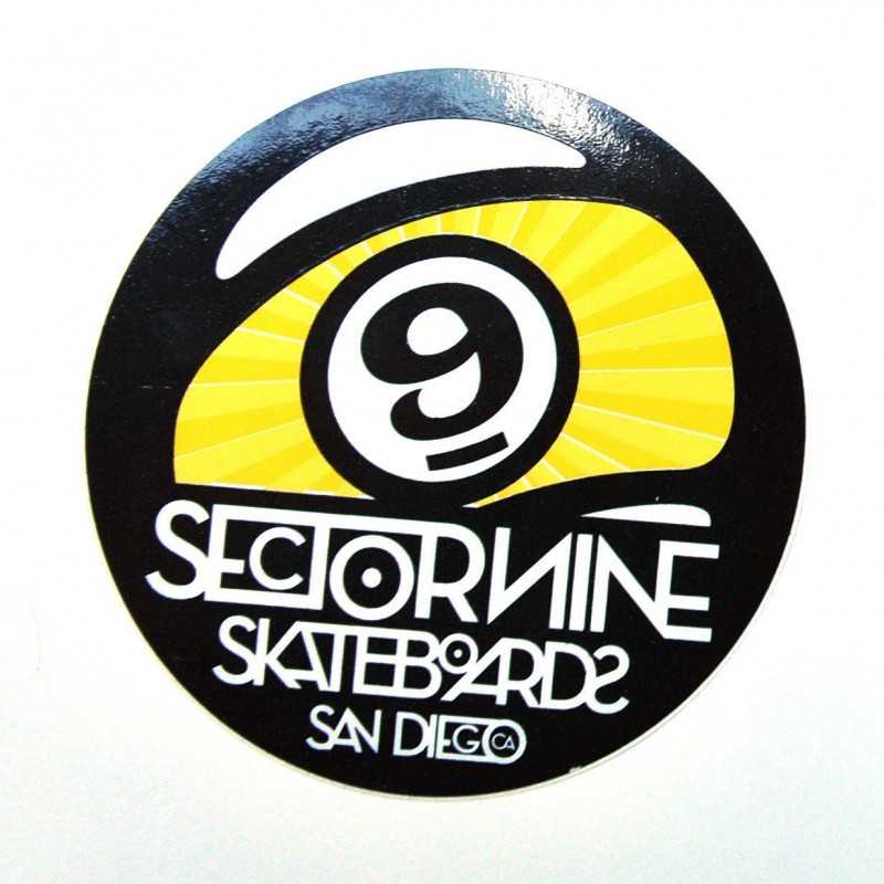 Sector 9 Ball San Diego Sticker Large