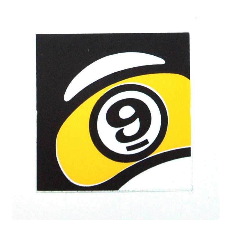 Sector 9 Square Ball Sticker Small