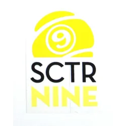 Sector 9 Half Square Ball Sticker Medium