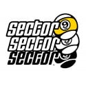 Sector 9 Logo Line Sticker Large
