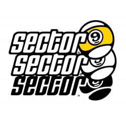 Sector 9 Logo Line Sticker Large