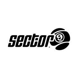 Sector 9 Logo Line Sticker Large