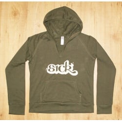 A Sick Girls Hoodie - Olive