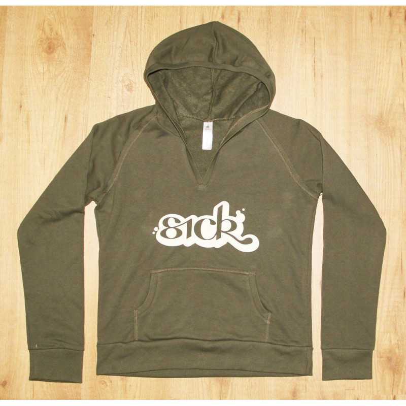 A Sick Girls Hoodie - Olive A Sick Girls Hoodie - Olive