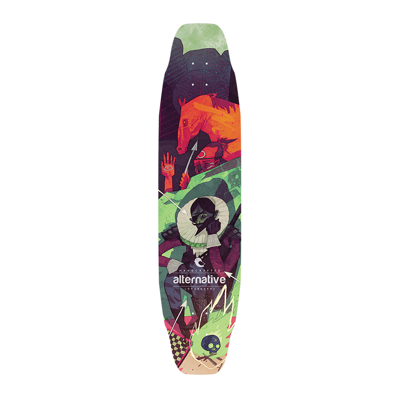 Alternative Longboards Flamingo - Longboard Deck