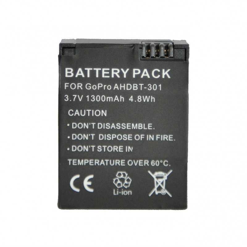 Digital battery for GoPro Hero 3/3+ 1300mAh Digital battery for GoPro Hero 3/3+ 1300mAh