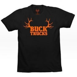 Buck Trucks Logo Shirt Black/Orange