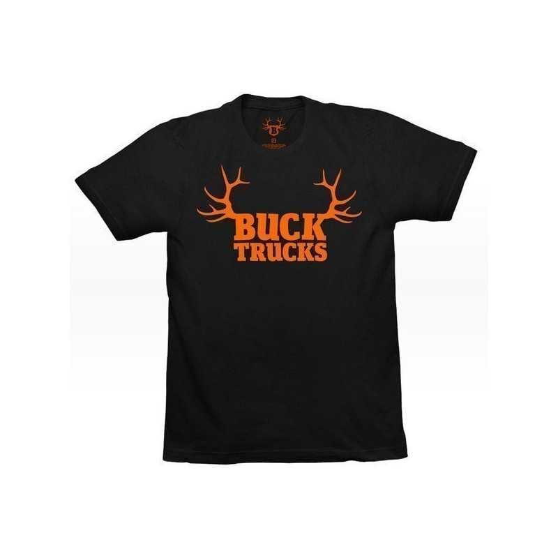 Buck Trucks Logo Shirt Black/Orange