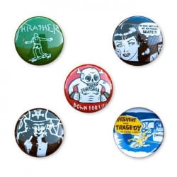Thrasher Usual Suspects Buttons