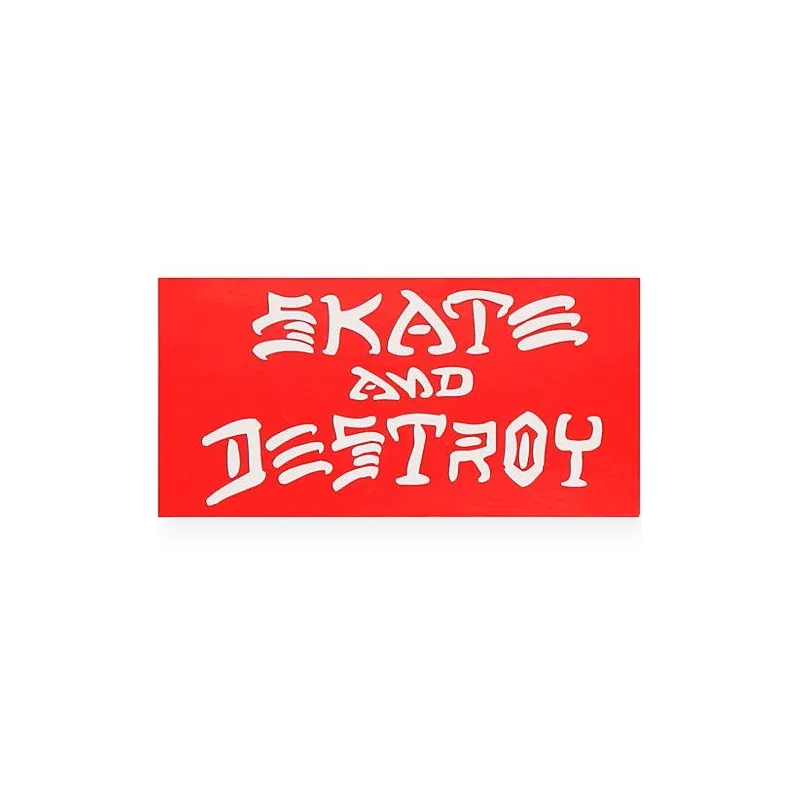 Thrasher Skate and Destroy Sticker Small