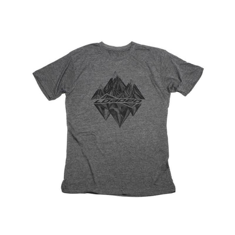 Loaded Pixel Mountain Charcoal T-Shirt Loaded Pixel Mountain Charcoal T-Shirt