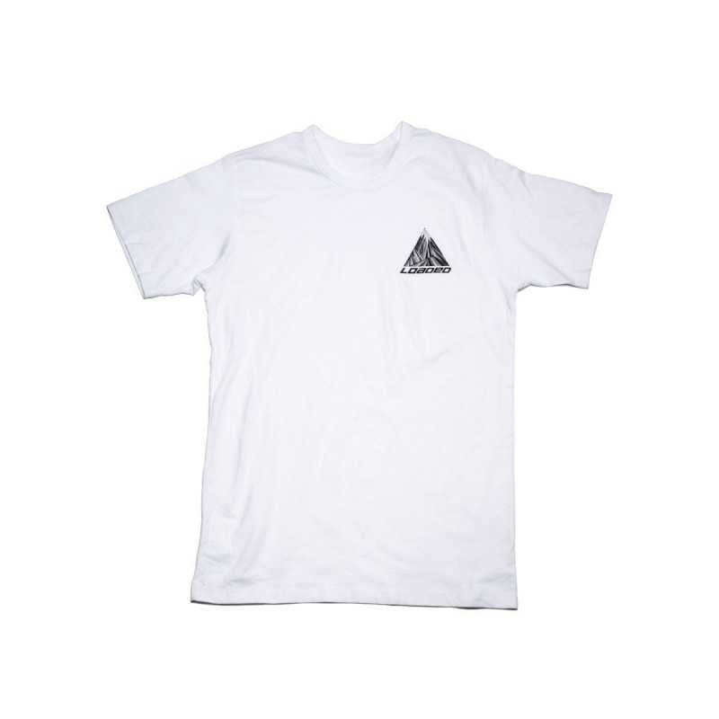 Loaded Pixel Mountain White T-Shirt