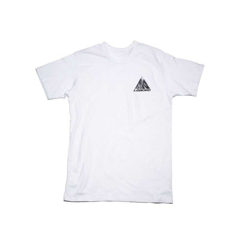 Loaded Pixel Mountain White T-Shirt Loaded Pixel Mountain White T-Shirt