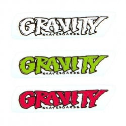 Gravity Logo Sticker small