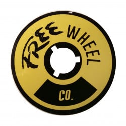Free Wheels Wheel Sticker