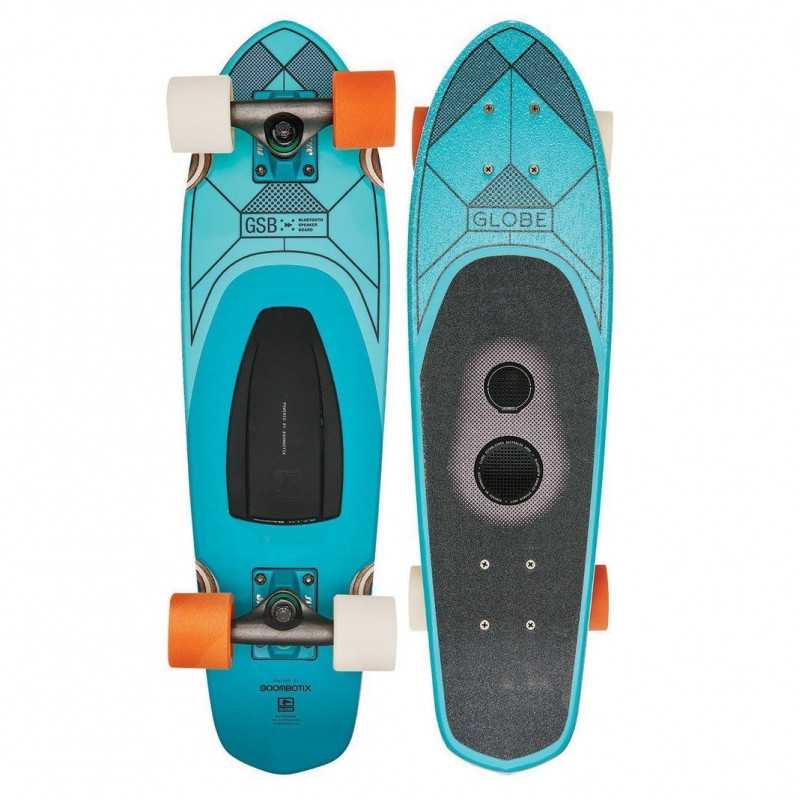 Globe Blazer 26" Teal Speaker Cruiser Skateboard Complete Globe Blazer 26" Teal Speaker Cruiser Skateboard Complete