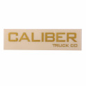 Caliber Classic Logo Gold Sticker