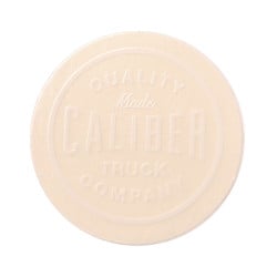 Caliber 'White Circle' Sticker